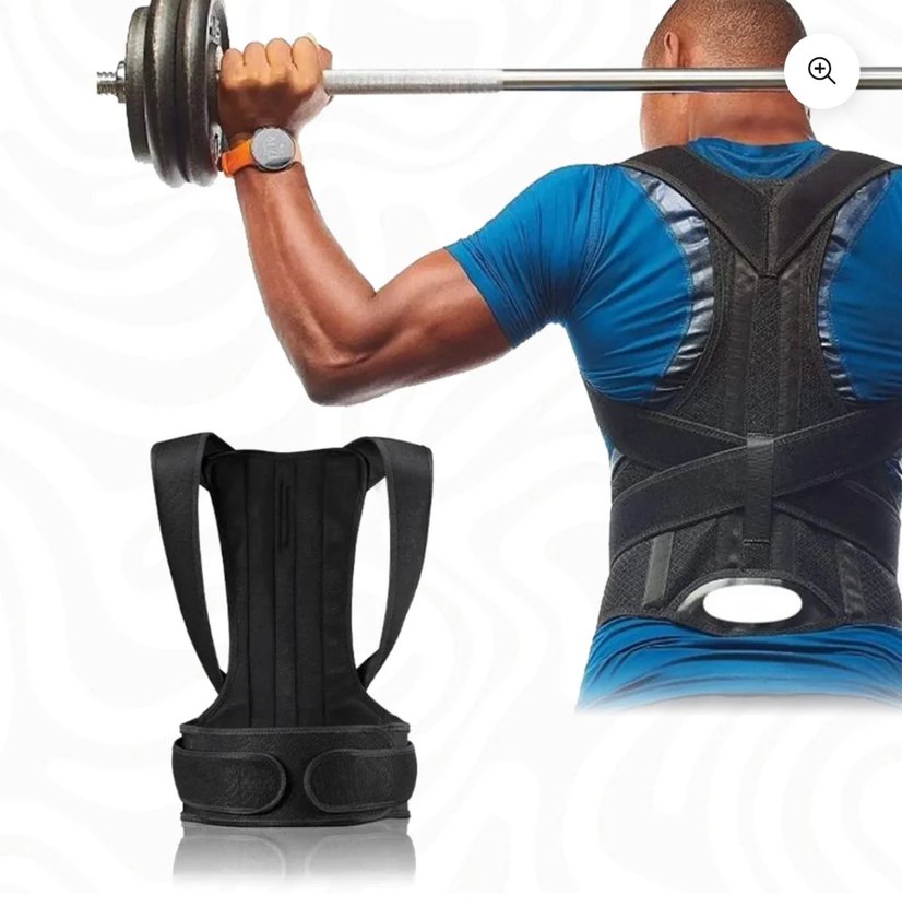 SEKORS Ayarlanabilir Dik Duruş Siyah Bel, Sırt ve Omuz Korsesi - Görsel 3