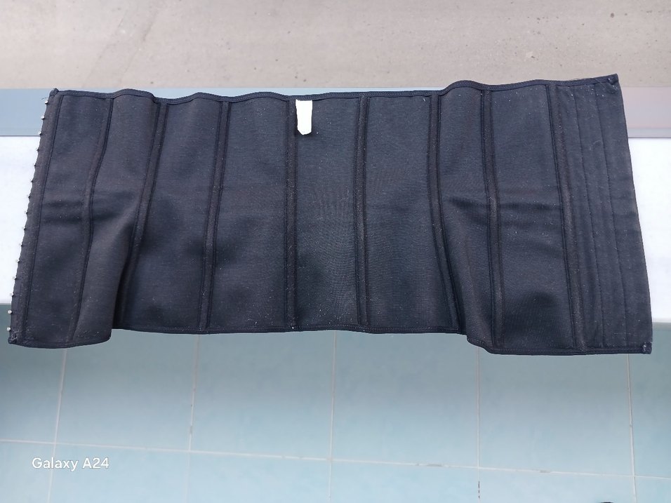 3 lü aşama Uzun Siyah Korse - Görsel 3