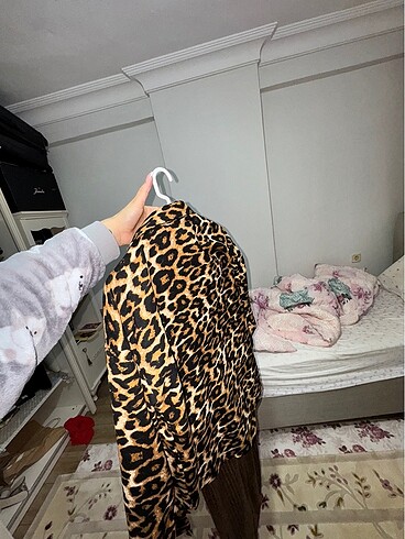 Trendyol & Milla Leopar Gömlek Ceket
