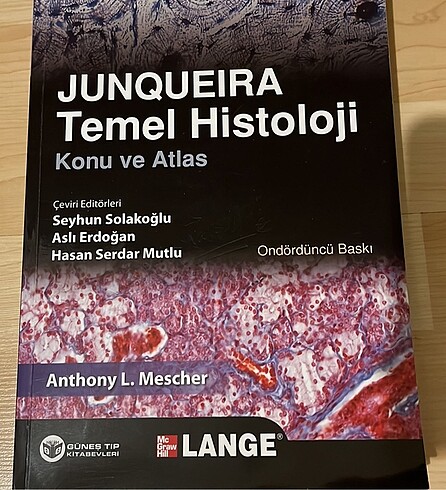 Junqueira Histoloji Orijinal 14.Baskı