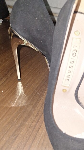 37 Beden 1 kere giyilmiş stiletto süet siyah
