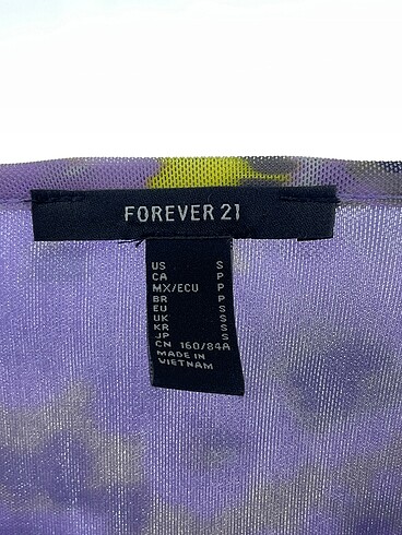 s Beden mor Renk Forever 21 Uzun Elbise %70 İndirimli.