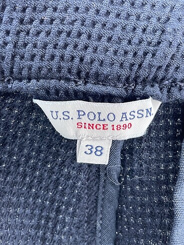 38 Beden lacivert Renk U.S Polo Assn. Kumaş Pantolon %70 İndirimli.