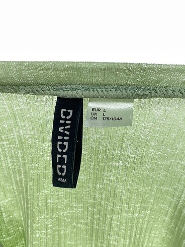 l Beden yeşil Renk H&M Bluz %70 İndirimli.