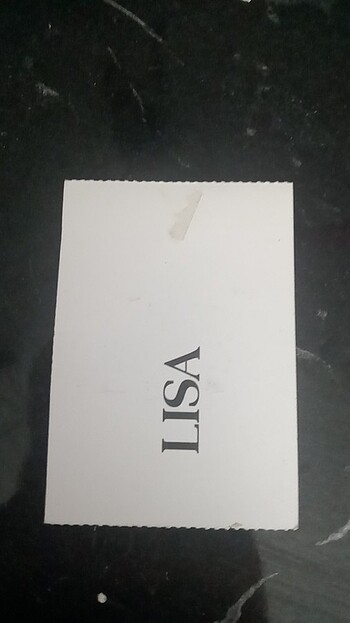 Diğer 2'li Lisa photocard