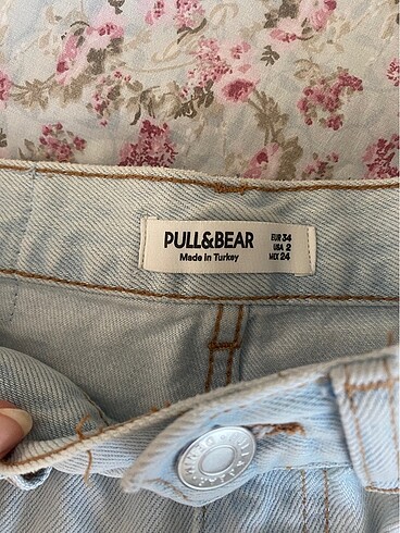 34 Beden mavi Renk Pull Bear Kot Sort