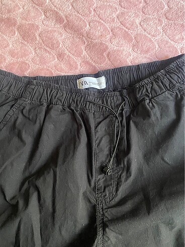 s Beden siyah Renk ZARA PARAŞÜT PANTOLON