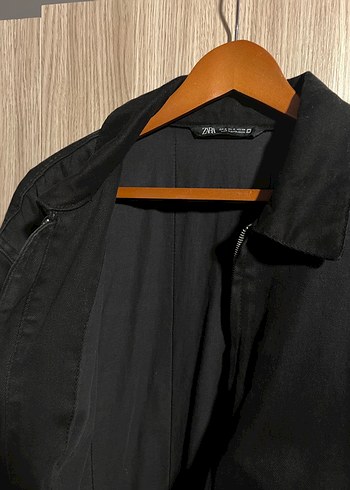 Zara Siyah Fermuarlı Erkek Ceket - Görsel 3