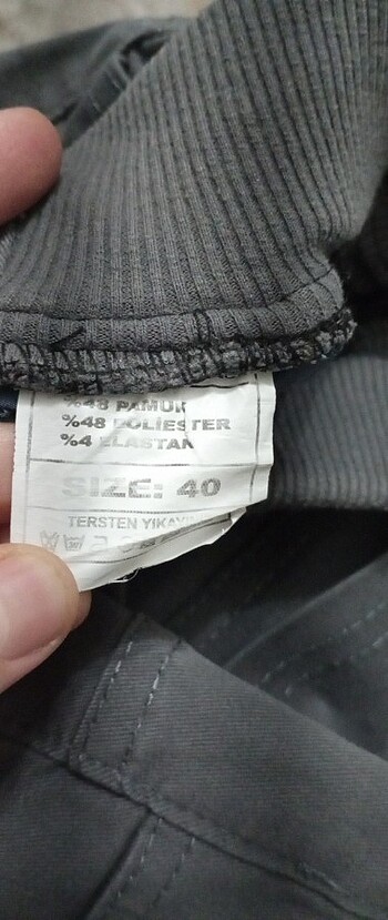 Diğer Gri pantolon