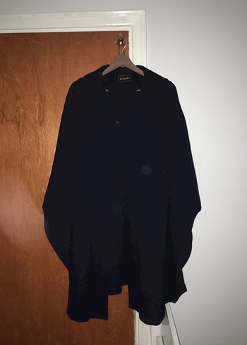 Uzun Kollu Midi Kadın Panço - Görsel 2