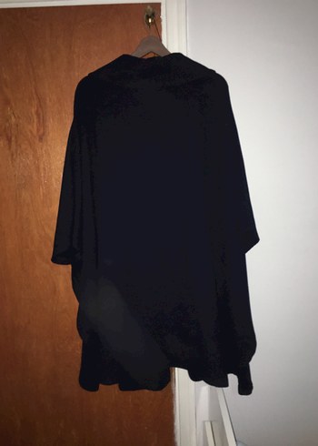 Uzun Kollu Midi Kadın Panço - Görsel 4