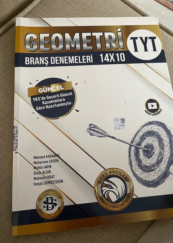 Yks tyt ayt geometri branş dememesi tek kitap - Görsel 2