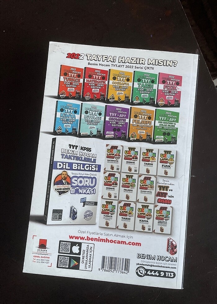 Benim Hocam Paragraf Soru Bankası YKS TYT AYT KPSS - Görsel 2