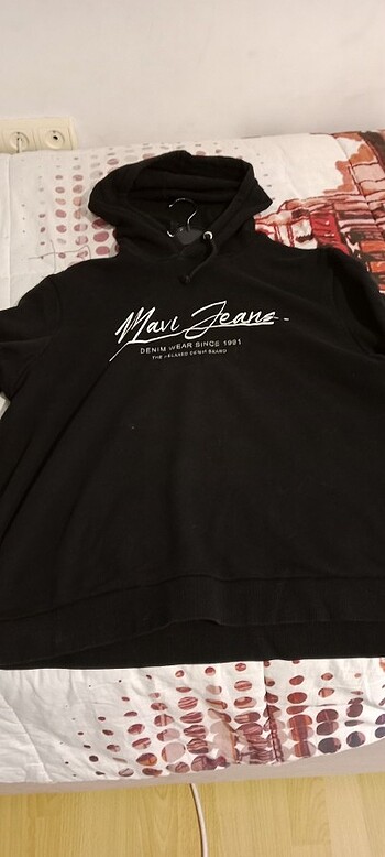 Mavi Sweatshirt Siyah