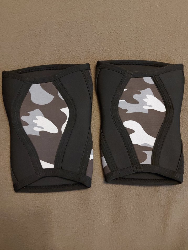 Neopren Dizlik 7 mm Kullanılmamış Gri Kamuflaj - Görsel 2