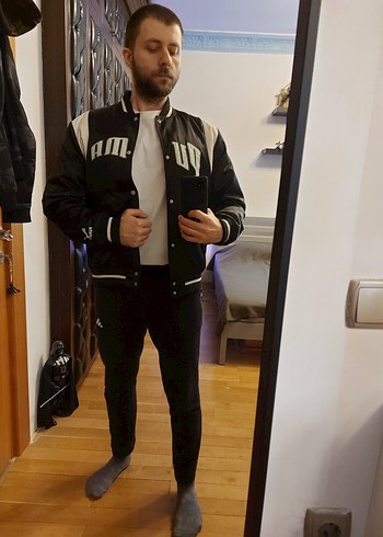 Puma Team Varsity Jacket - Görsel 7