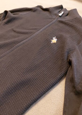 Fermuarlı Sıfır Hırka US Polo - Görsel 8