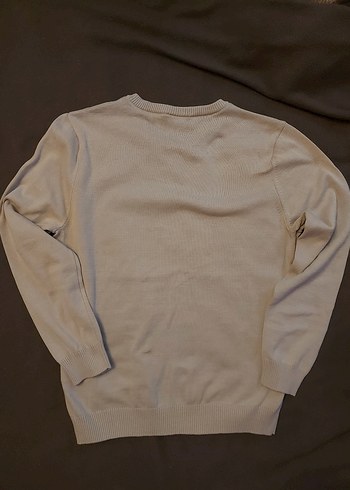 V Yaka Sıfır Gömlek Üstü Kazak - Görsel 6