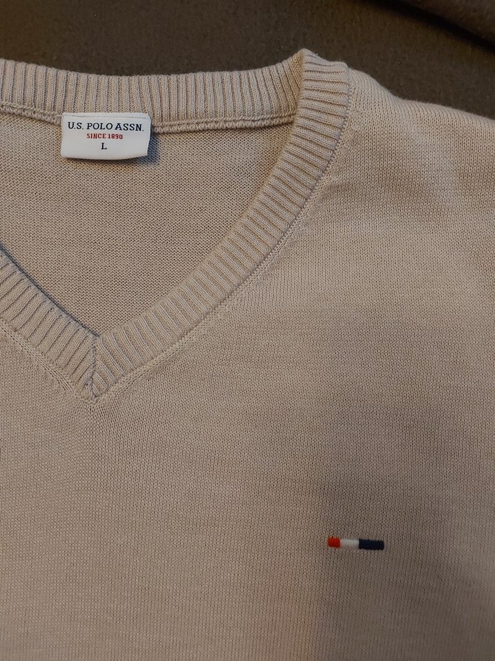 V Yaka Sıfır Gömlek Üstü Kazak - Görsel 5