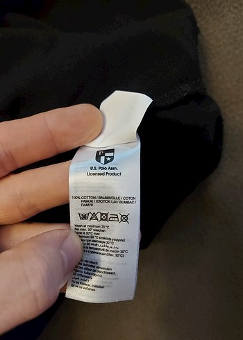 Polo Gri Yaka Siyah Tshirt - Görsel 7