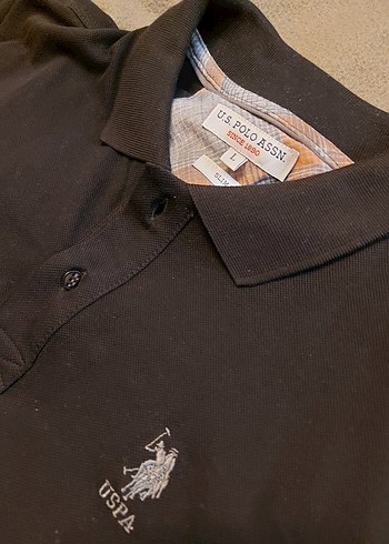 Uzun Kollu Siyah Polo Tişört - Görsel 3