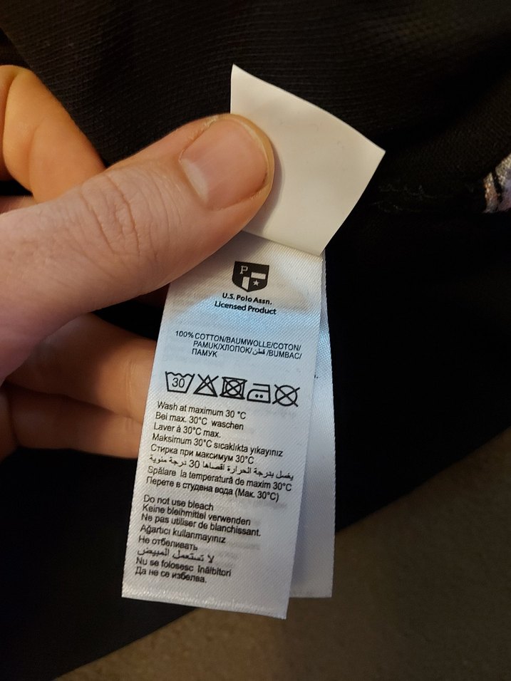 Uzun Kollu Siyah Polo Tişört - Görsel 5