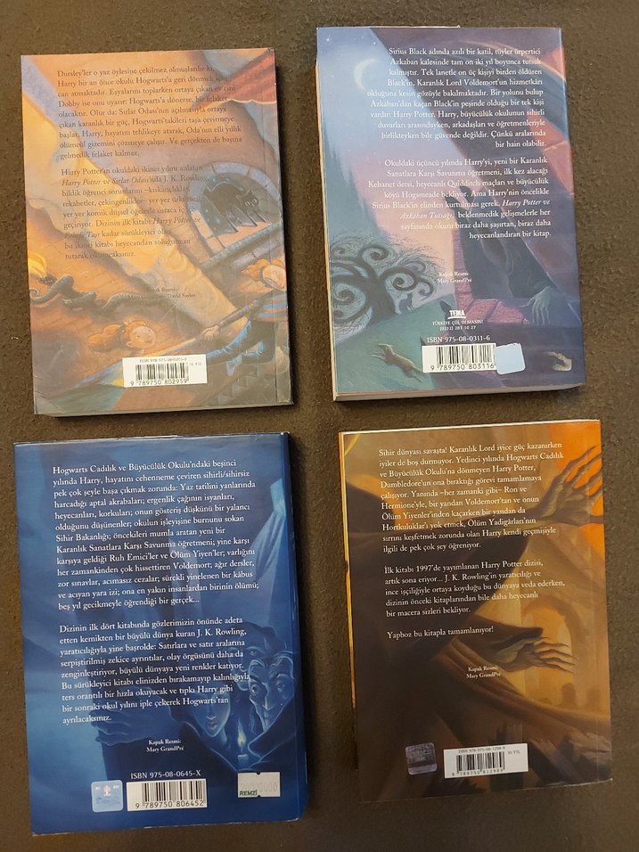 Harry Potter 2. 3. 5. 7. Okunmamış Kitap - Görsel 2
