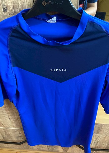 Kipsta Erkek Mavi Kısa Kollu Tişört