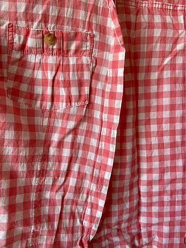 LC Waikiki Kareli pembe gömlek