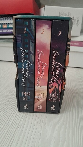Güneşi söndürmem gerek cep boy kutulu set (imzalı)