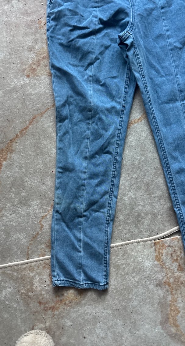 Kemerli Mavi Hamile Kot Pantolon - Görsel 3