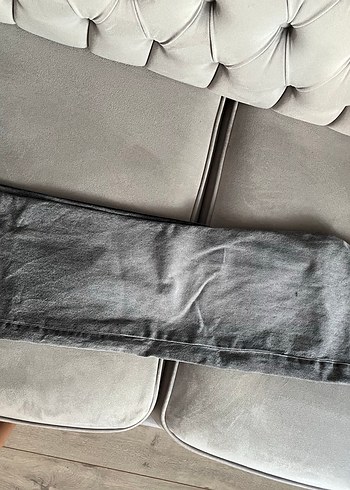 m Beden Gri Regular Fit Kadın Denim Pantolon
