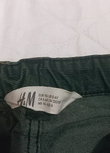 H&M Erkek çocuk 5-6 yaş pantolon h&m