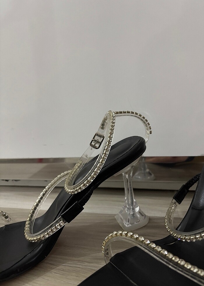 Taş detaylı topuklu ayakkabı ?? - Görsel 3