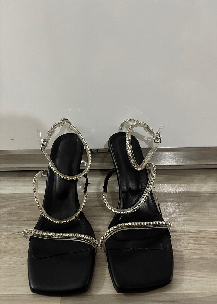 Taş detaylı topuklu ayakkabı ?? - Görsel 5