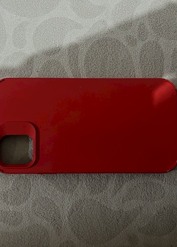 Parlak kırmızı telefon kılıfı iPhone 11