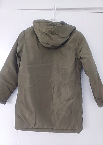 Erkek Çocuk haki yeşil Kaban - Görsel 3