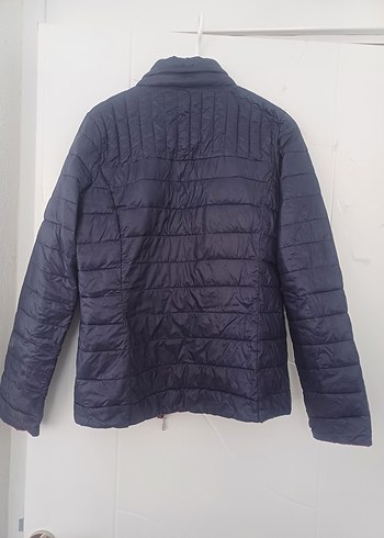 Fermuarlı Lacivert Kadın Mont - Görsel 4