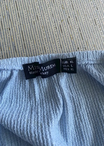 Kadın Bebek Mavisi Kısa Kol Fırfırlı Tulum - Görsel 3