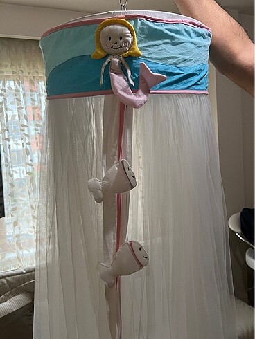 Bebek/çocuk odası yatak koruma-yorgan kılıfı-perde-lamba - Görsel 6