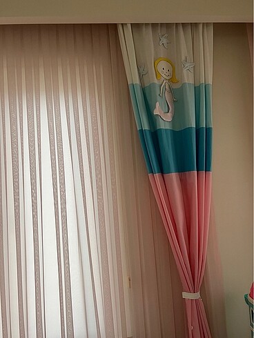 Bebek/çocuk odası yatak koruma-yorgan kılıfı-perde-lamba - Görsel 10