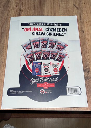 TYT Orijinal Matematik 12'li Deneme Sınavı