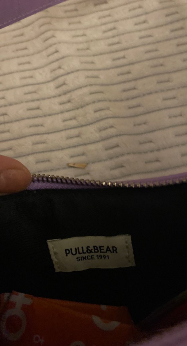 Mor Yılan Desenli Kadın Deri Çanta - Görsel 3