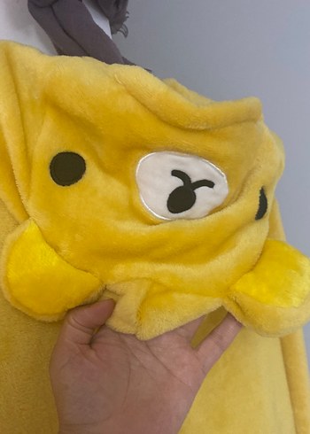 Sarı Peluş Erkek Pijama Takımı - Görsel 7