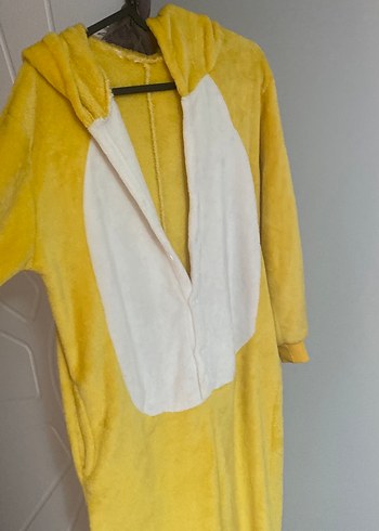 Sarı Peluş Erkek Pijama Takımı - Görsel 11