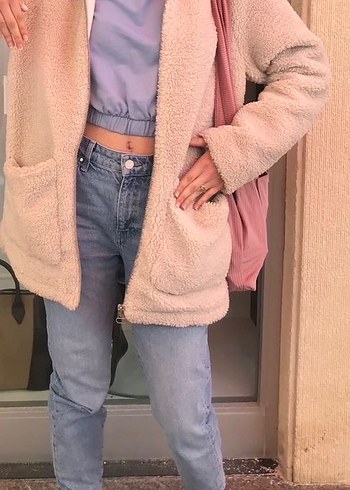 H&M Kadın Peluş Ceket - Görsel 4