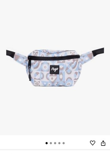 Mugo Mavi Bağcıklı Bel Çantası - Görsel 2