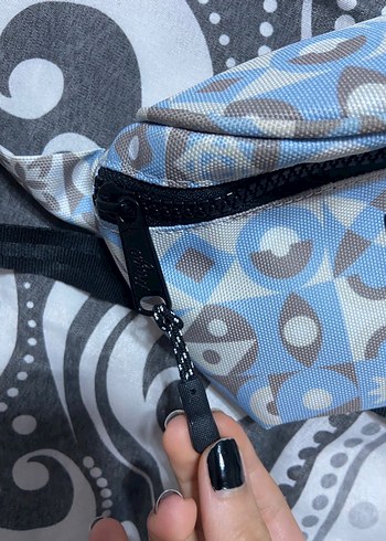 Mugo Mavi Bağcıklı Bel Çantası - Görsel 3