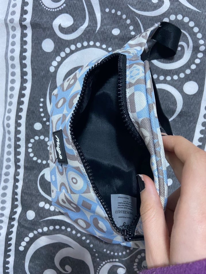 Mugo Mavi Bağcıklı Bel Çantası - Görsel 4