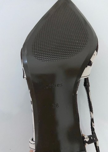 Lefties Zebra Desenli Topuklu Ayakkabı - Görsel 5